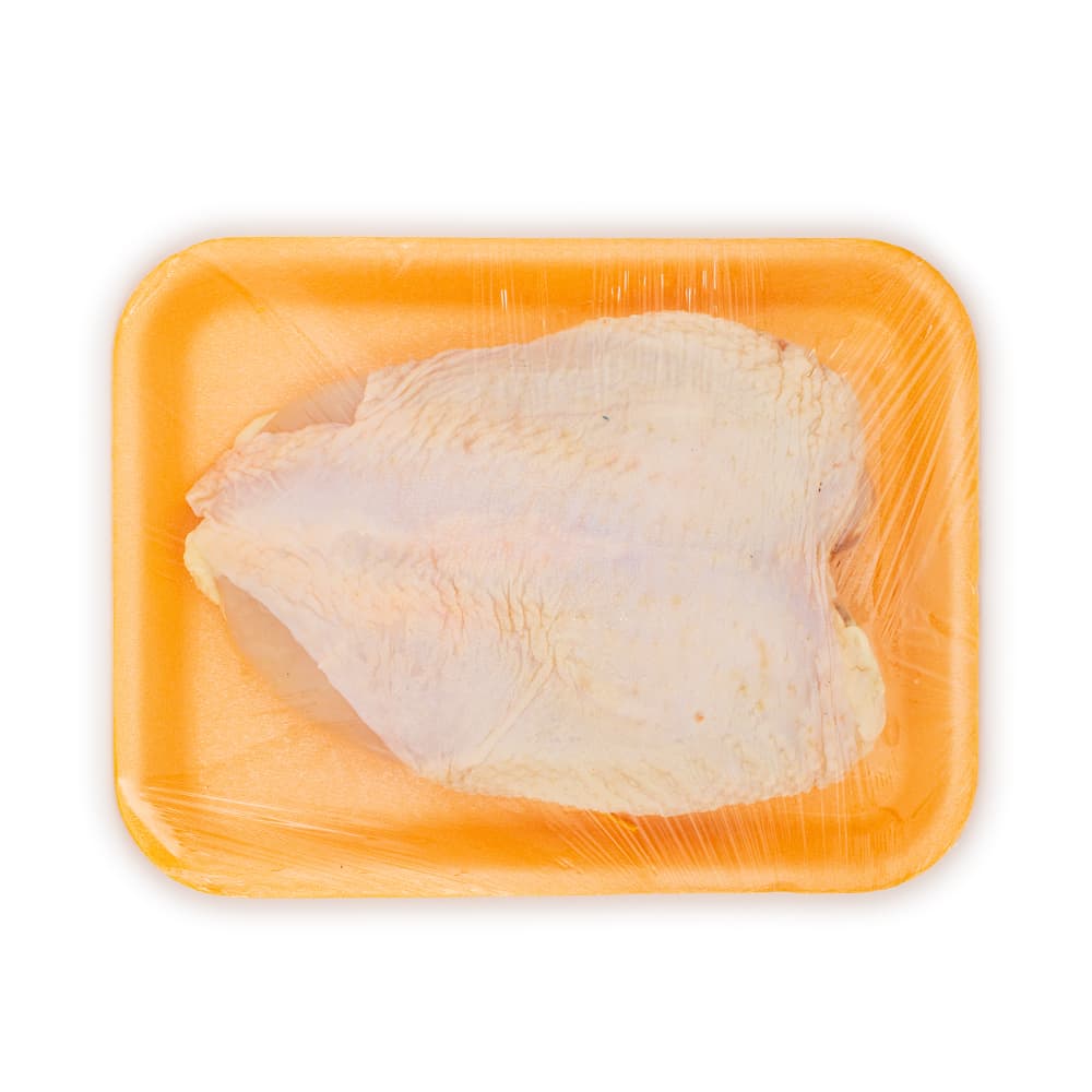 Pack Pechuga de pollo c/piel y hueso 1 kg