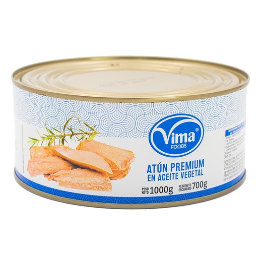 [190] Atún Premium en Aceite Vegetal (1000g)